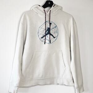 Michael Jordan Sweat Shirt Medium Hoodie Kangaroo Pocket Pull Over